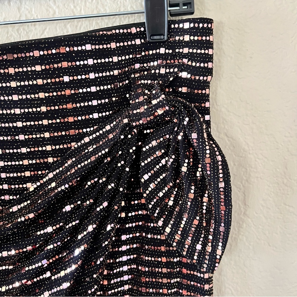 Bold Elements Wrap Sequins Skirt Size Large - image 8